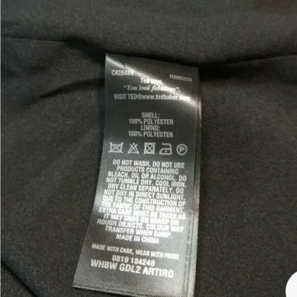 Ted Baker Artiro Asymmetrical Tunic Dress EUC (TB 3-US 8) - Picture 5 of 9